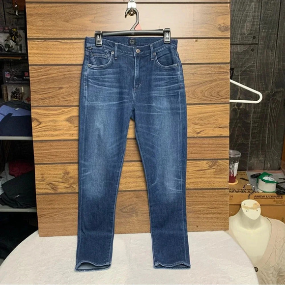 Citizens of Humanity  Rocket high rise skinny Blue Jeans size 28 no distressing - Picture 3 of 11